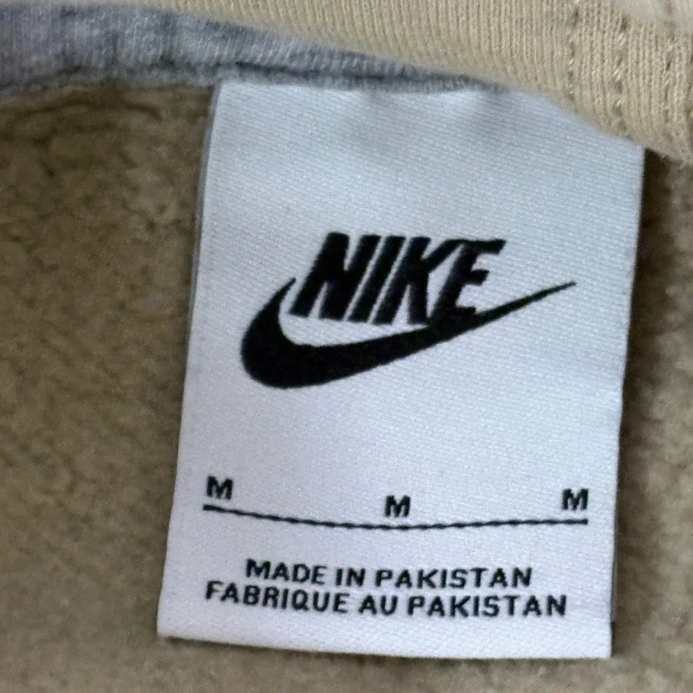 Nike Sportswear Club Fleece Pullover Hoodie Khaki Beige Mens Medium 811457-250